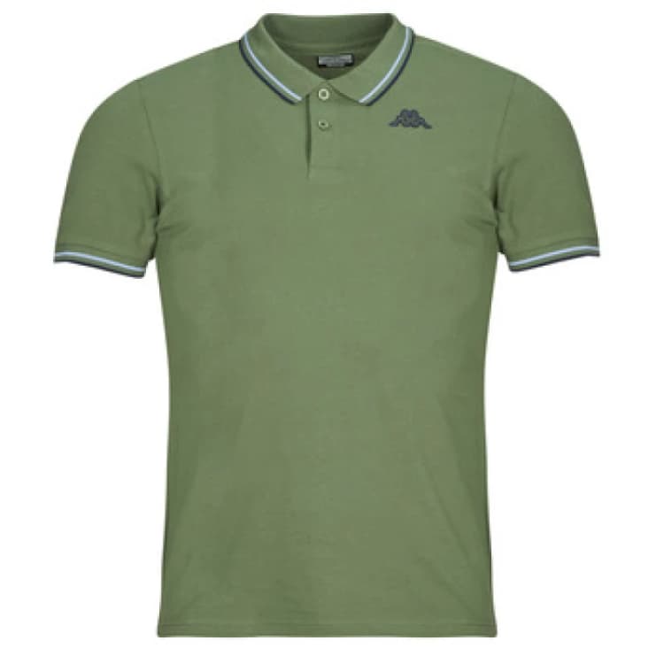 Image of Kappa EZIO2 mens Polo shirt in Kaki
