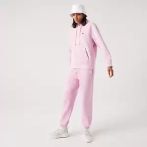 Image of Lacoste Womens Blended Cotton Jogging Pants Size 10 Pink