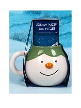 Image of Snowman Shaped Mug & Puzzle, One Colour, Women