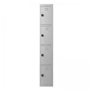 Image of Phoenix PL Series PL1430GGC 1 Column 4 Door Personal locker in Grey