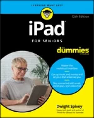Image of ipad for seniors for dummies