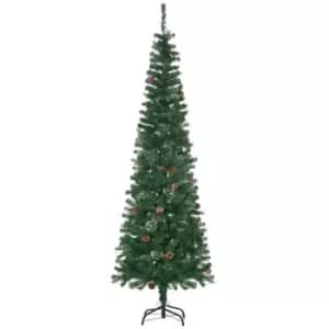 Image of Christmas Tree Pencil 6.5' with 27 Pine Cone - HOMCOM TJ Hughes