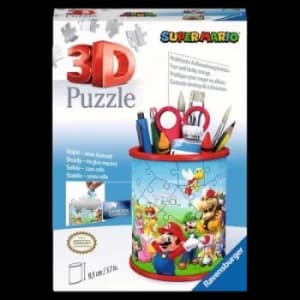 Image of Super Mario 3D Puzzle Pencil Holder (54 pieces) for Merchandise
