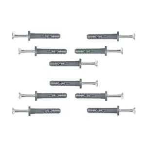 Image of Moderix Nylon Hammer Wall Plug Corall Cylindrical Window Door Frame Concrete Bri