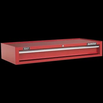 Image of Sealey Superline Pro 1 Drawer Heavy Duty Mid Tool Chest Red
