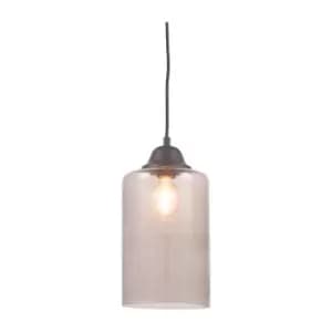 Image of Sherlock Glass Cloche Pendant Smoke (Grey)