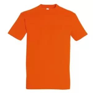 Image of SOLS Mens Imperial Heavyweight Short Sleeve T-Shirt (3XL) (Orange)