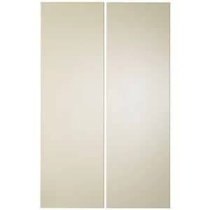 Image of Cooke Lewis Raffello High Gloss Cream Larder door W300mm Set of 2