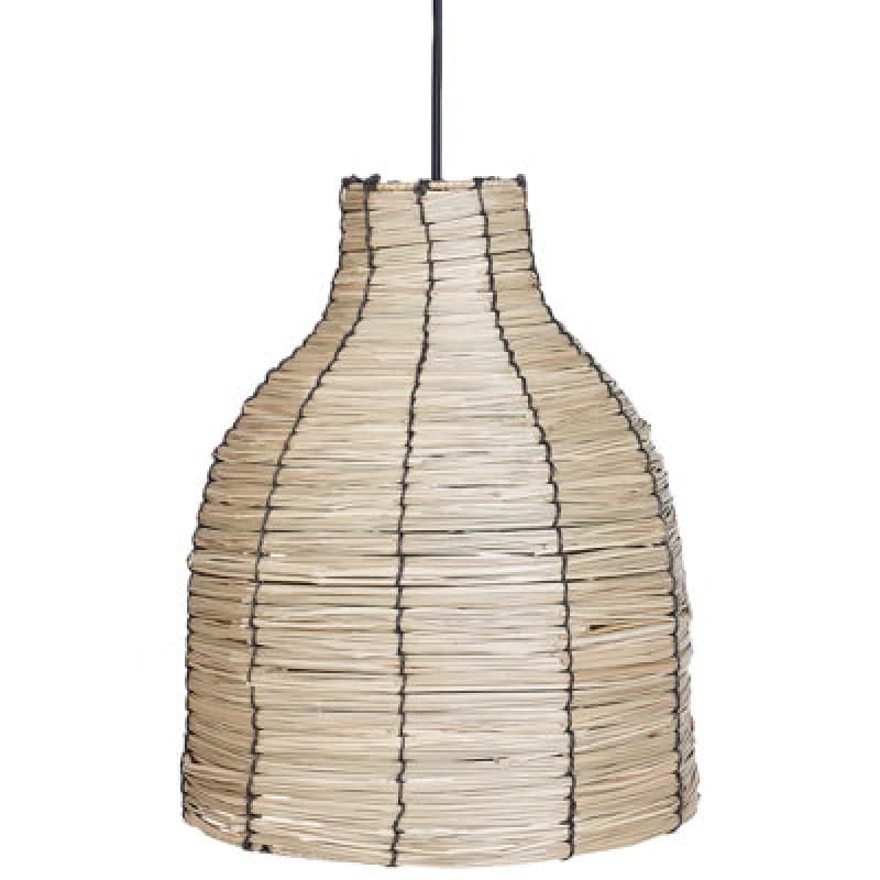 Image of Beliani Pendant Lamp Kelakas Wicker Natural