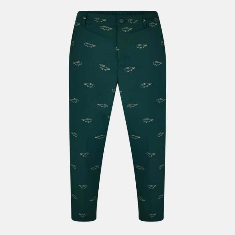 Image of Lacoste Mens Ultra Dry Golf Trousers Sinople/Khaki male 40W R