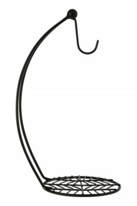 Image of Interiors by Premier Vertex Black Powder Coat Banana Hanger Black