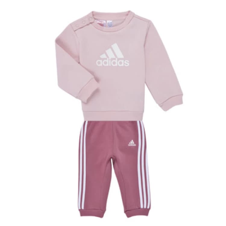 Image of adidas Badge of Sport Jogger Set girls's Sets & Outfits in Pink