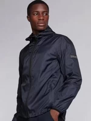 Image of Barbour International Accelerator Zip Through Overshirt, Black Size M Men