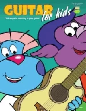 Image of guitar for kids first steps in learning to play guitar with audio and video