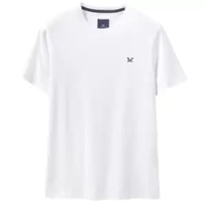 Image of Crew Clothing Mens Classic Tee Optic White Large