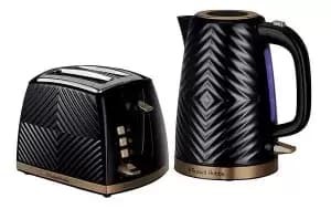 Image of Daewoo SDA1837GE Callisto 1.7L Retro Jug Kettle and SDA1839GE Callisto Retro 4 Slice Toaster Set