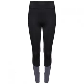 Image of Dare2B Influential Tight Leggings - Blk/DkStorm