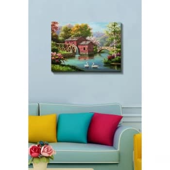 Image of Kanvas Tablo (50 x 70) - 210 Multicolor Decorative Canvas Painting