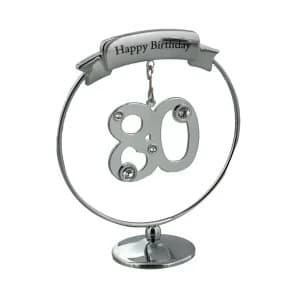 Image of Crystocraft 80th Birthday Ornament
