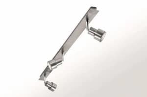 Image of 3 Light Adjustable Spotlight Bar Brushed Aluminium, GU10