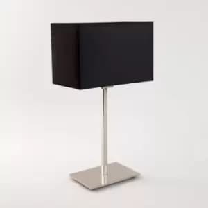 Image of Park Lane 1 Light Table Lamp Polished Nickel - Shade Not Included, E27