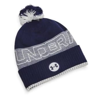 Image of Under Armour Halftime Fleece Beanie - Midnight Navy