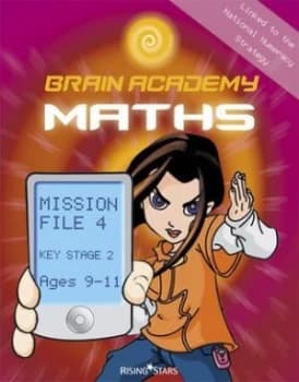 Image of Brain Academy Maths. Mission File 4 by Charlotte Haggis Book