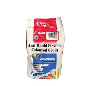 Image of Mapei Anti-Mould Flexible Coloured Tile Grout Beige 5KG