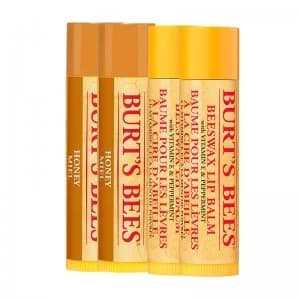 Image of Burt's Bees Beeswax and Honey Quad Pack