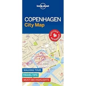 Image of Lonely Planet Copenhagen City Map Sheet map, folded 2018