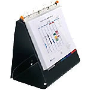 Image of Exacompta Presentation Case Polypropylene A4 4 ring 30 mm Black