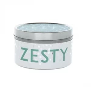 Image of Zesty Large Tin Candle Pineapple Scent