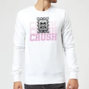 Image of Super Mario CRUSH CRUSH CRUSH Sweatshirt - White - L