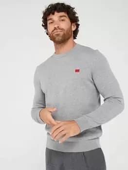 Image of HUGO San Cassius-c1 Jumper, Silver, Size XL, Men