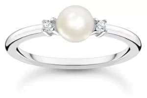 Image of Thomas Sabo TR2370-167-14-54 Sterling Silver Pearl Cubic Jewellery