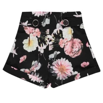 Image of Firetrap Crepe Shorts Infant Girls - Black