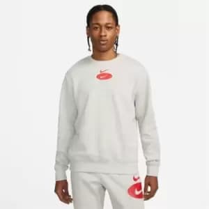 Image of Nike NSW Crew Sweater Mens - Grey