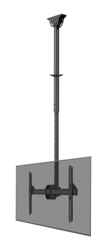 Image of Neomounts Neomounts CL35-440BL16L TV ceiling mount Height-adjustable, Swivelling, Tiltable 94,0cm (37) - 177,8cm (70) Roof suspension bracket CL35-4