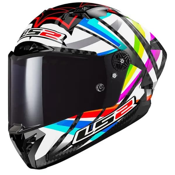Image of LS2 FF805 Thunder GP Aero Flash Black Full Face Helmet Size XL