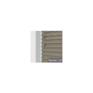 Image of 100cm Dune Faux Wood Venetian Blind With Strings (50mm Slats) Blind With Strings (50mm Slats)
