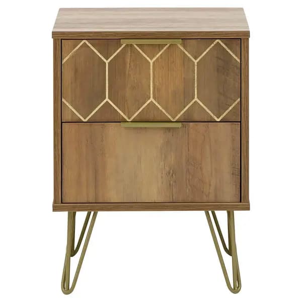 Image of GFW Orleans 2 Drawer Bedside Mango
