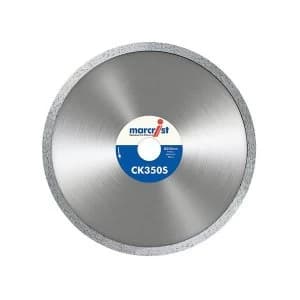 Image of Marcrist CK350 Smooth Rim Diamond Blade Tile Cut 125 x 22.2mm