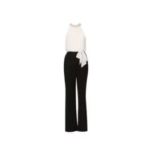 Image of Adrianna Papell Pearl Chiffon Crepe Jumpsuit - Multi
