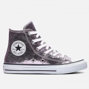 Image of Converse Kids Chuck Taylor All Star Hi - Top Trainers - Pink Foam - UK 12 Kids