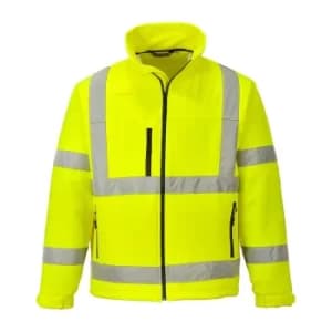 Image of Portwest S424 Hi Vis Softshell jacket Yellow 3XL
