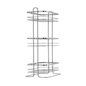 Image of Croydex Free Standing Storage Chrome plated mild steel Three tier storage basket