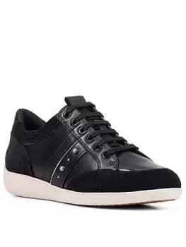 Image of Geox Myria Trainers, Black, Size 3, Women
