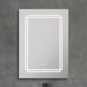 Image of NxtGen Maine Single LED Illuminated Bathroom Mirror Cabinet Tri-Colour CCT