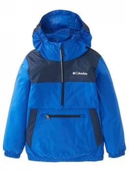 Image of Columbia Boys Bloomingport Windbreaker - Blue Size Xxs=5-6 Years