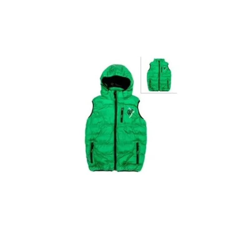 Image of Peak Mountain Children's Peak Mountain Ecarti Ski Puffer Vest Jaune Male 4 ans ECARTI/3-8/YL/B-VERT